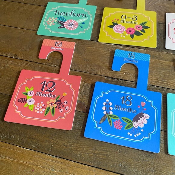 Closet dividers / markers for baby / toddler girl - Picture 4 of 7